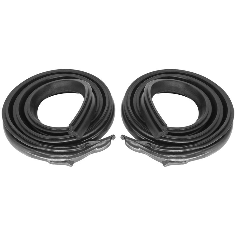 RR 5015-C Roof Rail Seals, 67 To 68 GM C Body 2 Door Hardtop E x Cept Cadillacs