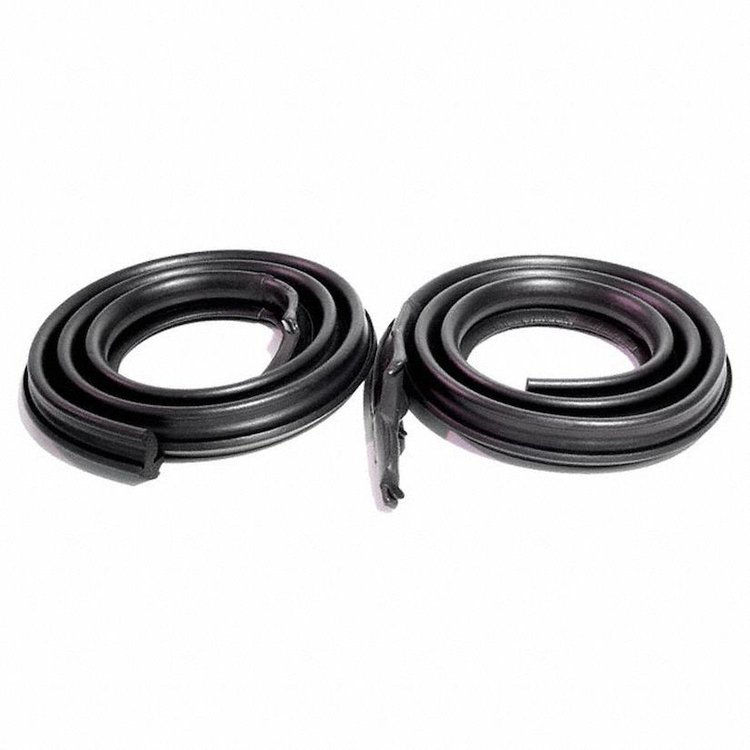 Molded Roof Rail Seals for 2-Door Hardtops Does not fit Fastback . Approximately 68 In. long. Pair.