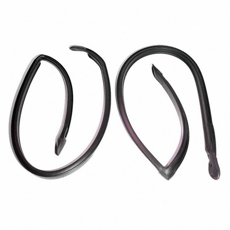 Roof Rail Seals with Molded Ends. For 2-door hardtop. Pair. R&L. ROOF RAIL SEAL 76-77 TORONADO