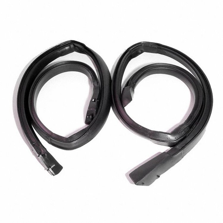 Molded Roof Rail Seals for 2-Door Hardtop. Pair. R&L. ROOF RAIL SEAL 78-88 ELCAMINO CABALLERO A IS D