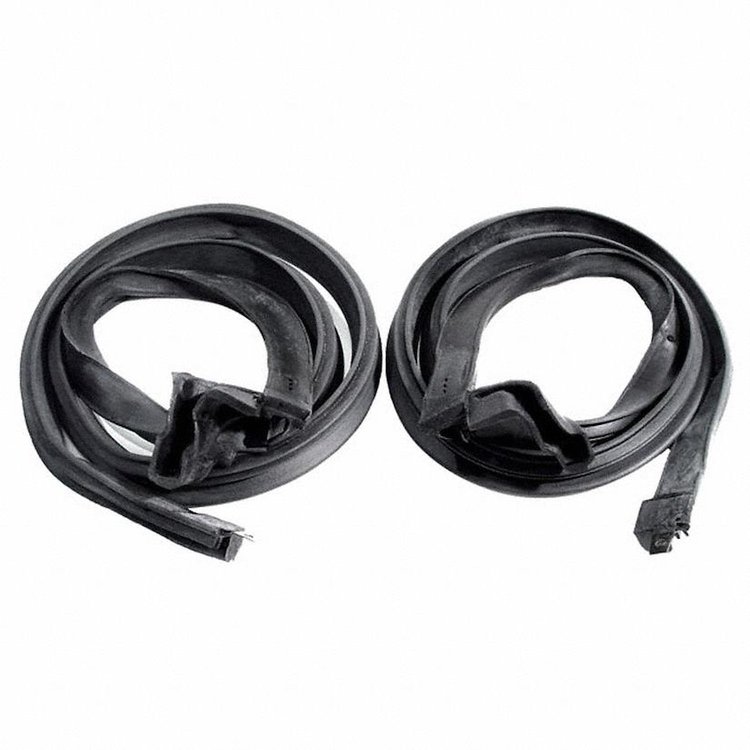 Molded Roof Rail Seals for 2-Door Fastback. 66-1/2 In. Long. Pair. R&L. ROOF RAIL SEAL 65-66 FORD MUSTANG FASTBACK PAIR