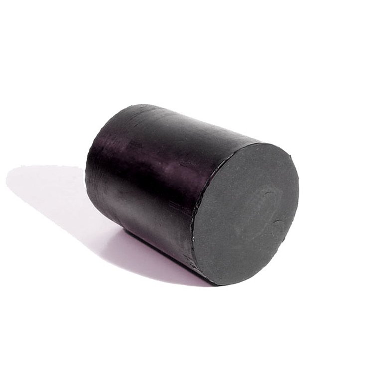 RS 13 Solid Rubber Cylinder, 2-1/4 in. Diameter, 3 in. Thick, Each
