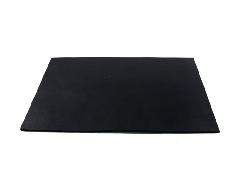 S 16-0507 Solid Rubber Sheet, 5 in. Wide x 7 in. Long x 1/16 in. Thick, Each