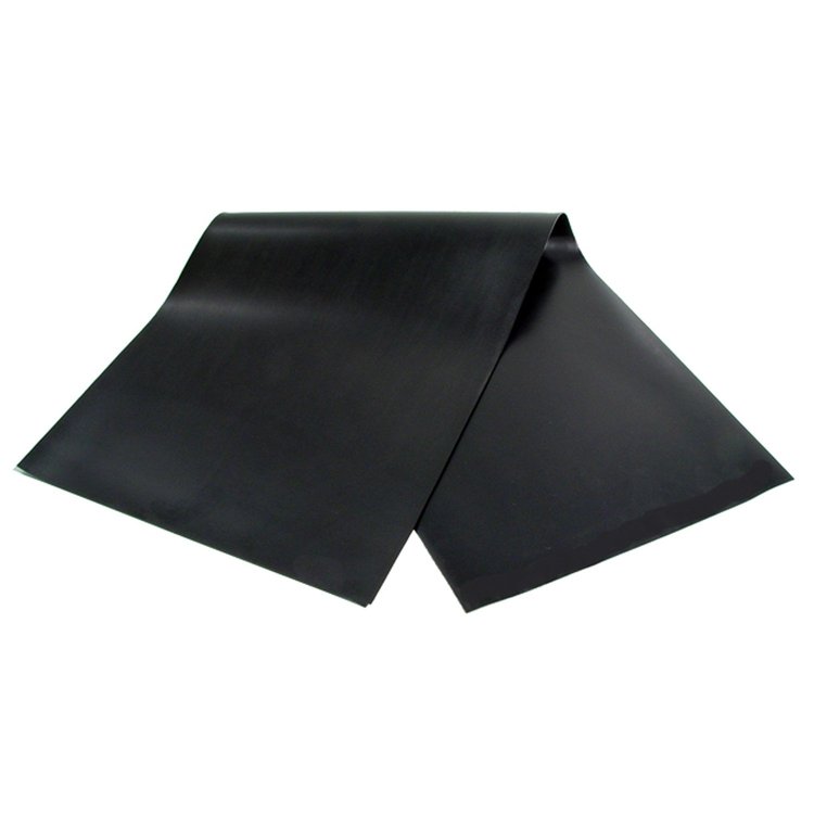 S 16-1028 Solid Rubber Sheet, 10 in. Wide x 28 in. Long x 1/16 in. Thick