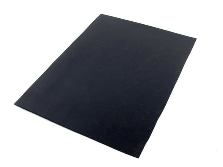 S 32-0507 Solid Rubber Sheet, 5 Inches Wide x 7 Inches Long x 1/32 in. Thick, Each