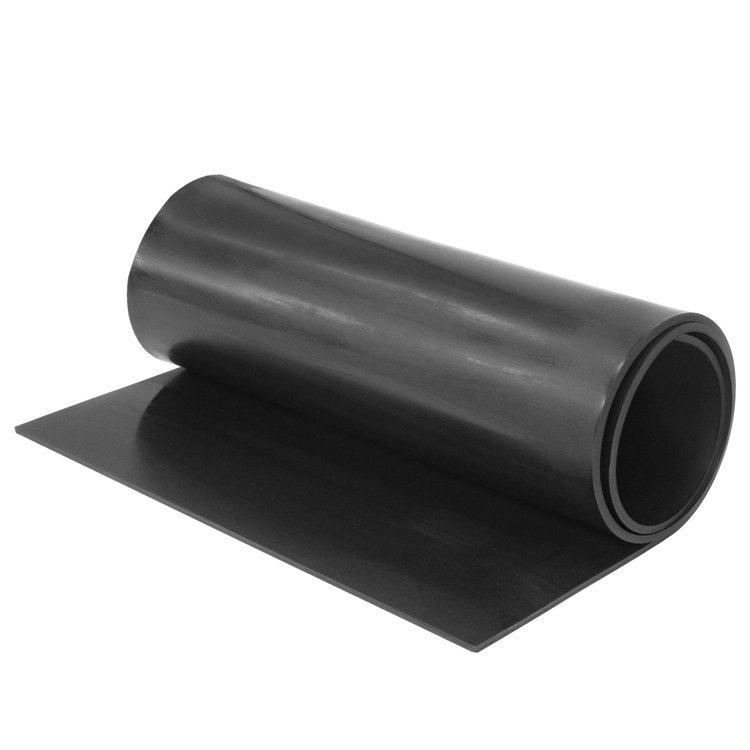 S 32-1028 Solid Rubber Sheet, 10 in. Wide x 28 in. Long x 1/32 in. Thick