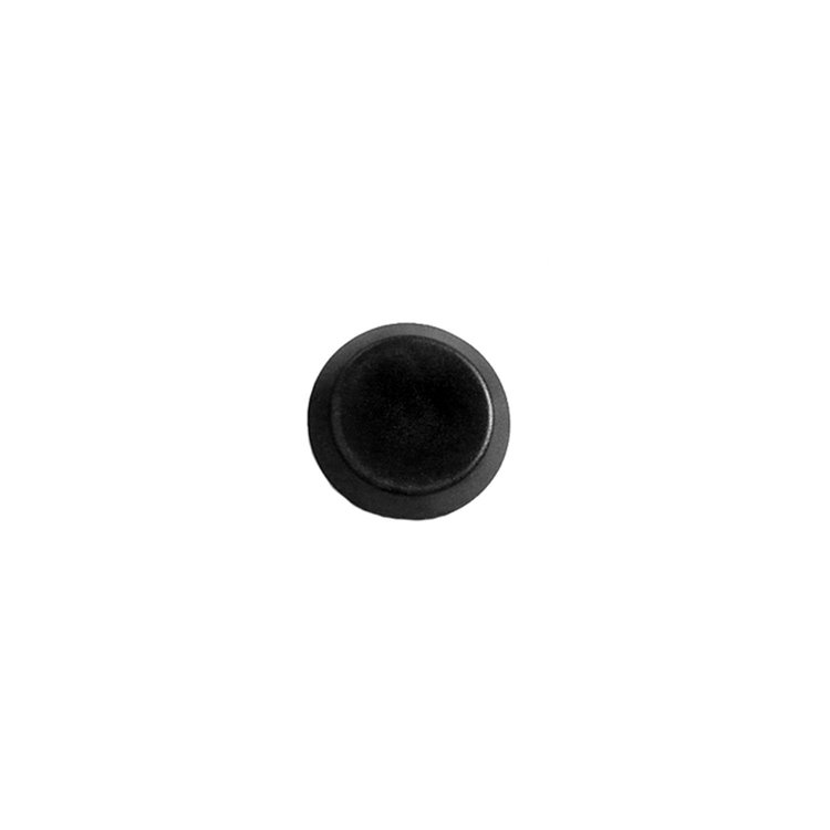 SB 45 Hole Plug, Flush Mount Type, Black Polyurethane