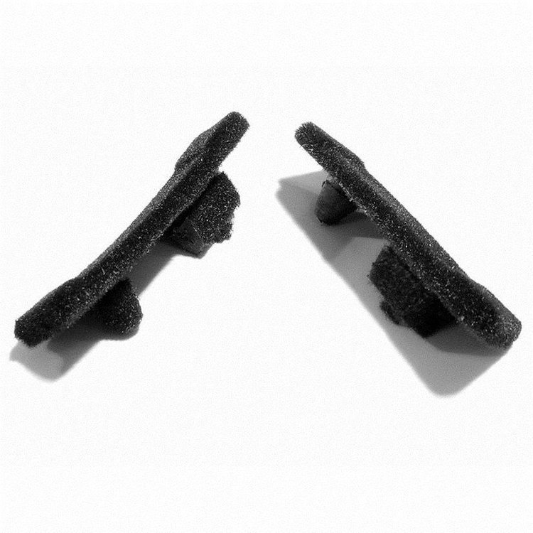 Door Window Weatherstrip Plug. Fits at the end of outer window wipe cat whiskers. Fuzzy outer side.