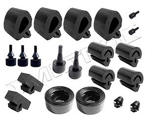 Snap-In Bumper Kit 1966-67 Dodge Charger, Coronet, Plymouth Satellite