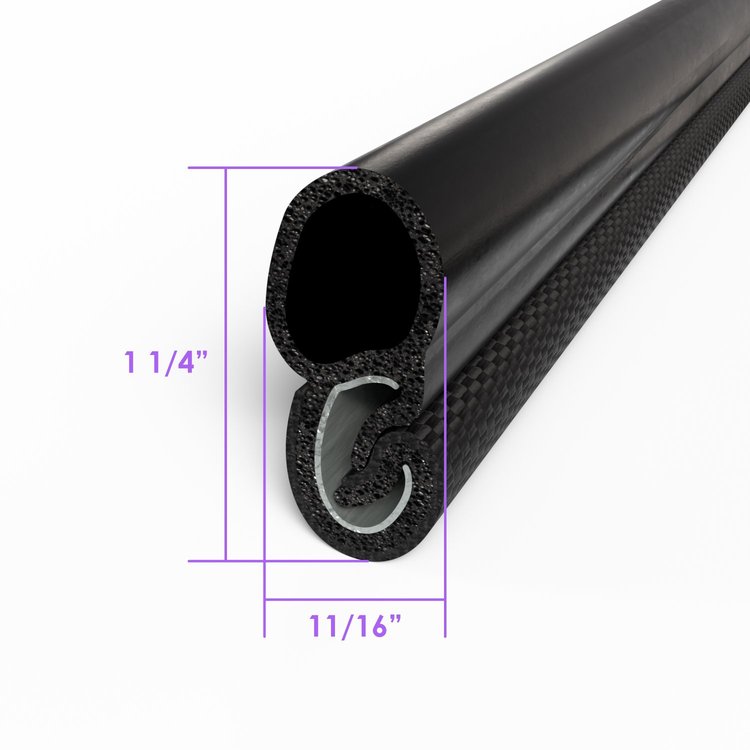 TS 5 Pinchweld Trim Seal, Cloth Covered In Basketweave Design