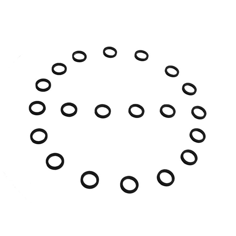 UW 18 Flat Rubber Washers, 3/8 in. I.D., 1/2 in. O.D., 1/16 in. Thick
