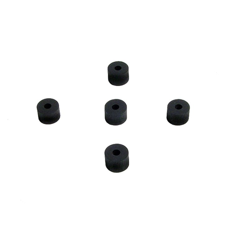 UW 34 Flat Rubber Washers, 1/8 in. I.D., 3/8 in. O.D., 1/4 in. Thick