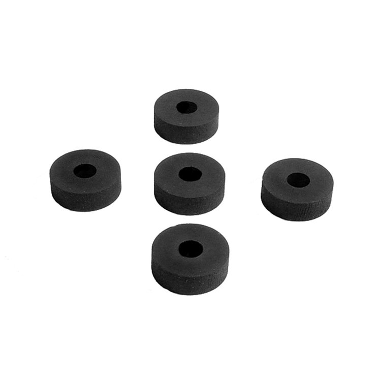 UW 40 Flat Rubber Washers, 1/4 in. I.D., 3/4 in. O.D., 1/4 in. Thick