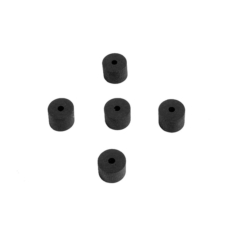 UW 47 Flat Rubber Washers, 1/8 in. I.D., 1/2 O.D., 3/8 in. Thick