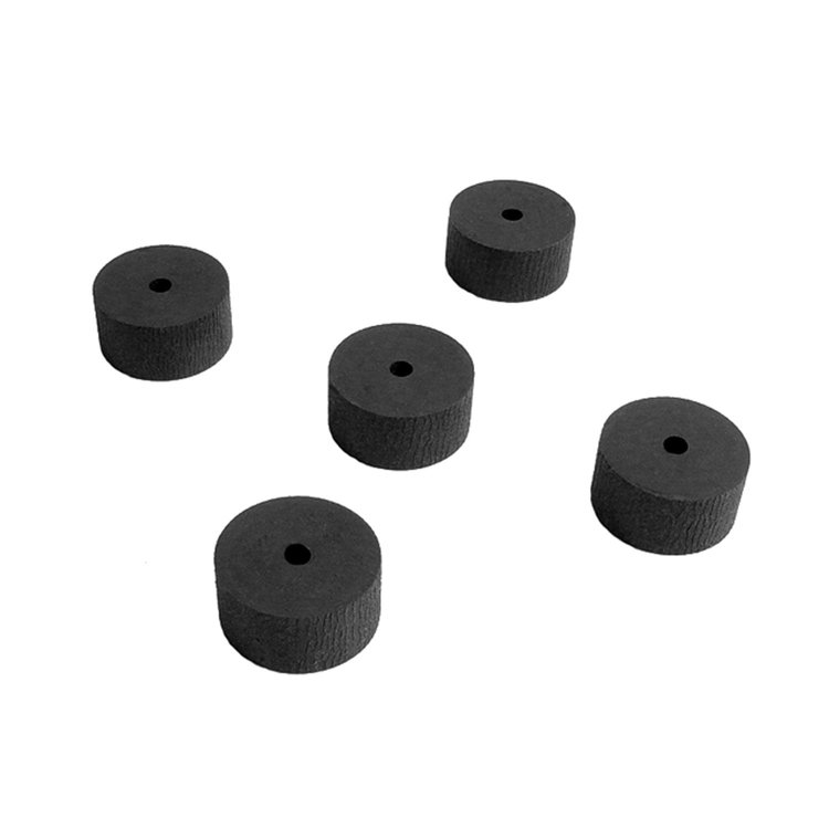 UW 48 Flat Rubber Washers, 1/8 in. I.D., 3/4 in. O.D., 3/8 in. Thick