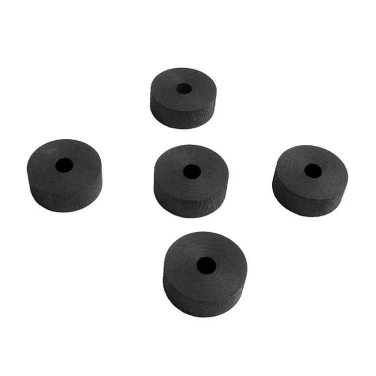 UW 53 Flat Rubber Washers, 1/4 in. I.D., 1 in. O.D., 3/8 in. Thick