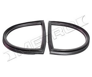 Fixed Rear Quarter Window Seal. Pair. FIXED R.QRTR WD SEAL VOLVO P1800 64 MADE FOR FOREIGN AUTOTECH USES LP 30-L.