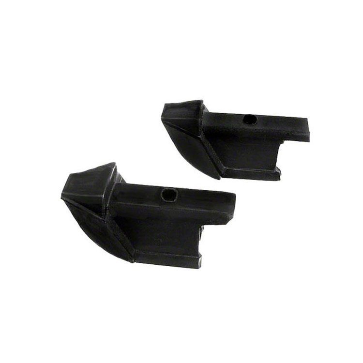 Vent Window Bumpers. For 2-door hardtop. 1-3/8 In. Long. Pair. VENT WINDOW BUMPER 66-67 CHEVY NOVA HARDTOP PAIR