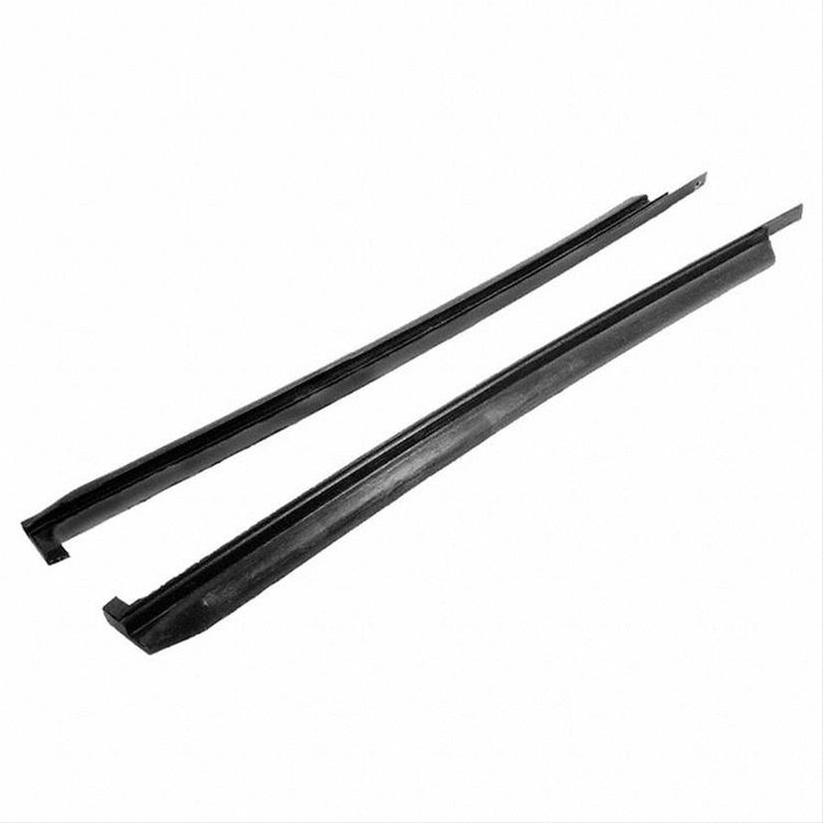 Rear Roll-up Seals for 2-Door Hardtop. Pair. REAR ROLL UP SEAL 73-76 MOPAR A BODY 2 DOOR HARDTOP PAIR