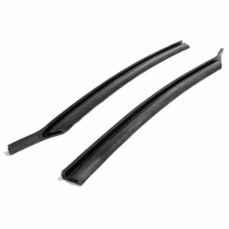 Rear Roll-up Quarter Window Seals for 2-Door Hardtops. For leading edge of rear roll-up quarter wind