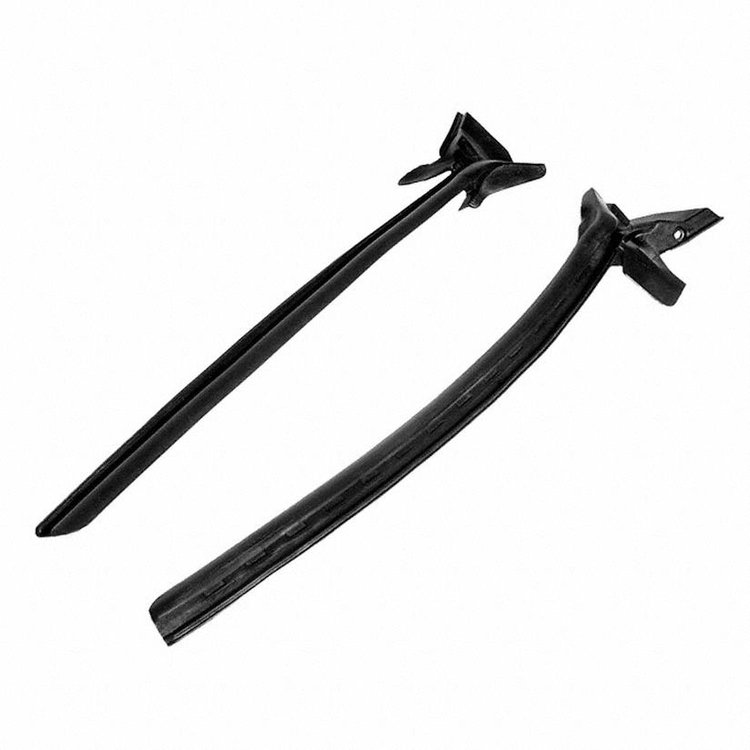 Rear Roll-Up Quarter Window Seals for 2-Door Hardtop. Pair. REAR ROLLUP SEAL 79-85 CADILLAC ELDORADO
