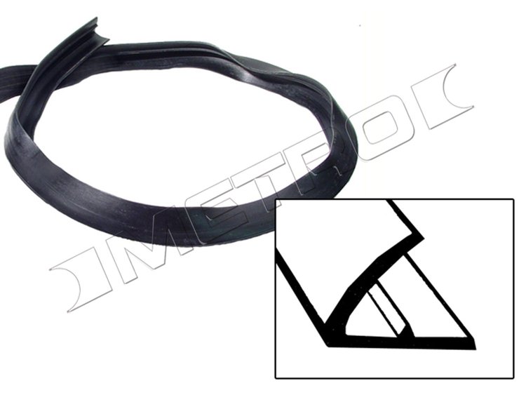 VS 6-A/FT Vertical Seal For Vent Window, Dense Rubber, Universal Part