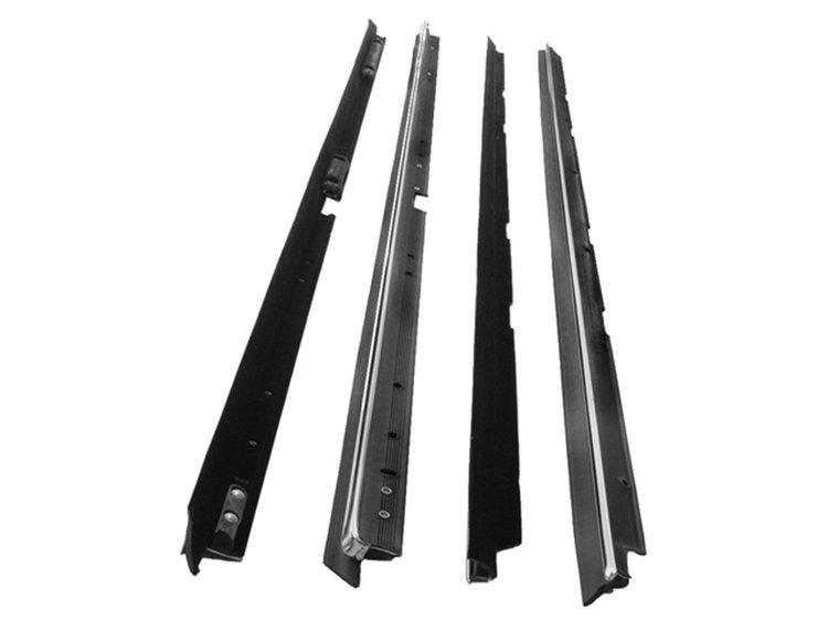 Window Sweeper Kit. 4-Piece Kit. WINDOW SWEEPER KIT 78-80 MONTE CARLO L&R INNER/L&R OUTER SWEEPS W/O REVEAL MOLDING 4 PIECE KIT