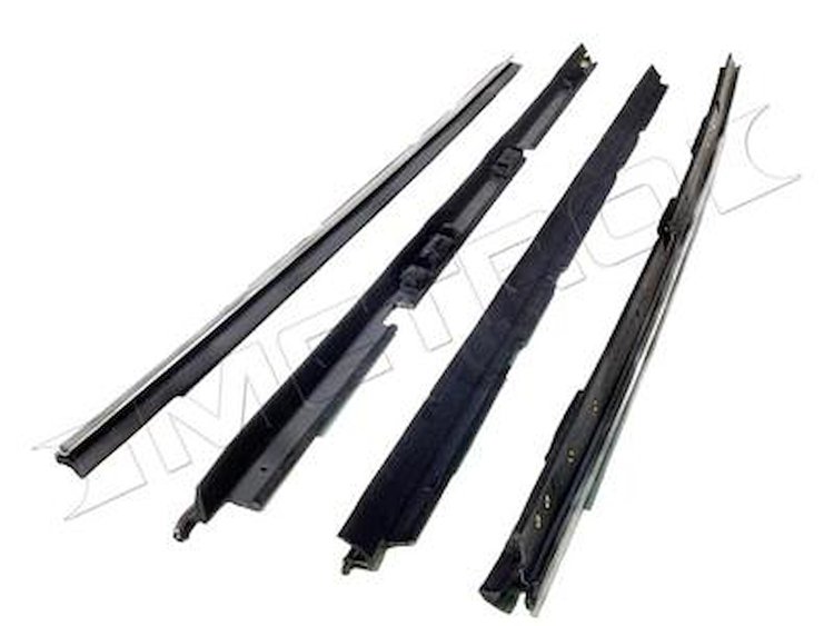 Window Sweeper Kit. 4-Piece Kit. WINDOW SWEEPER KIT 81-88 MONTE CARLO L&R INNER/L&R OUTER SWEEPS W/O REVEAL MOLDING 4 PIECE KIT