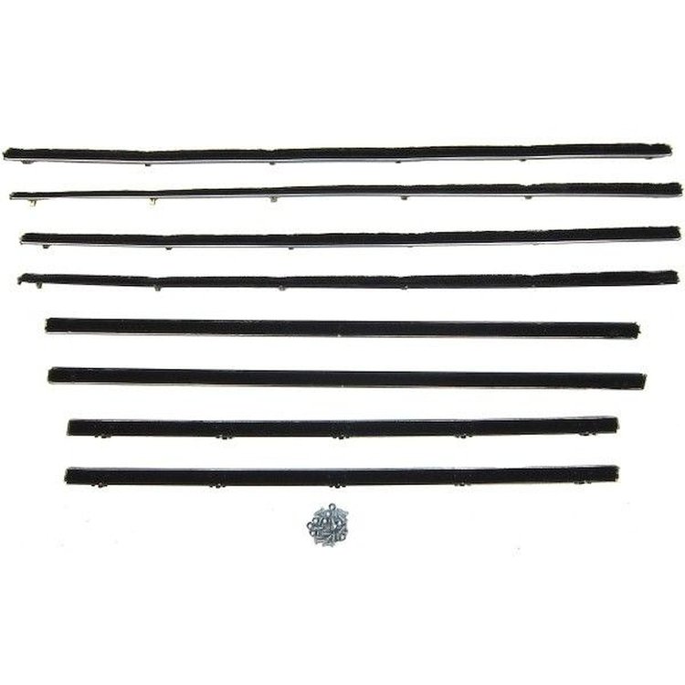WC 1400-10 Window Sweeper Kit, Fits 60-63 Falcon / Comet 2 Door Sedan, 8 Pc