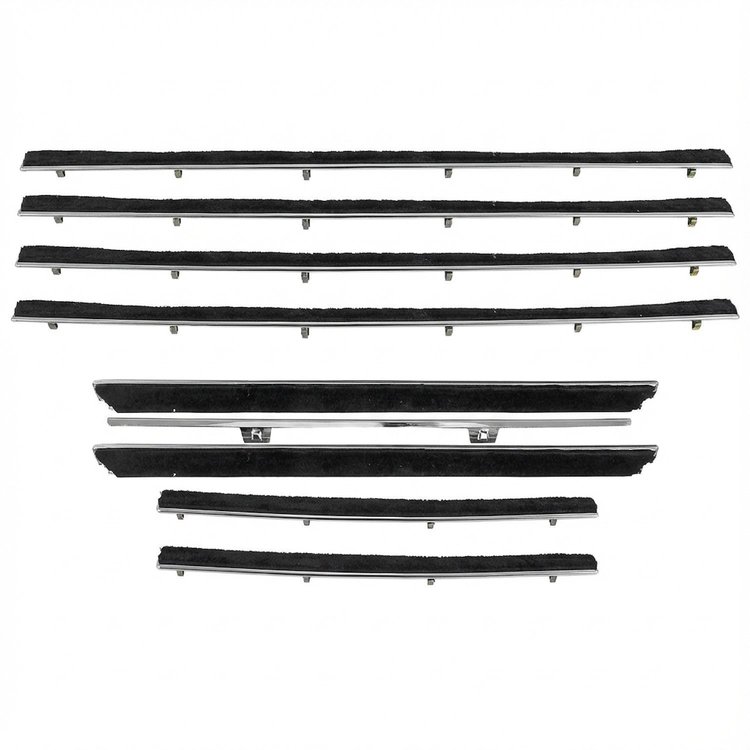 WC 1400-15 Window Sweeper Kit Fits 63-65 Falcon/Comet Convertible, 8 Piece Set