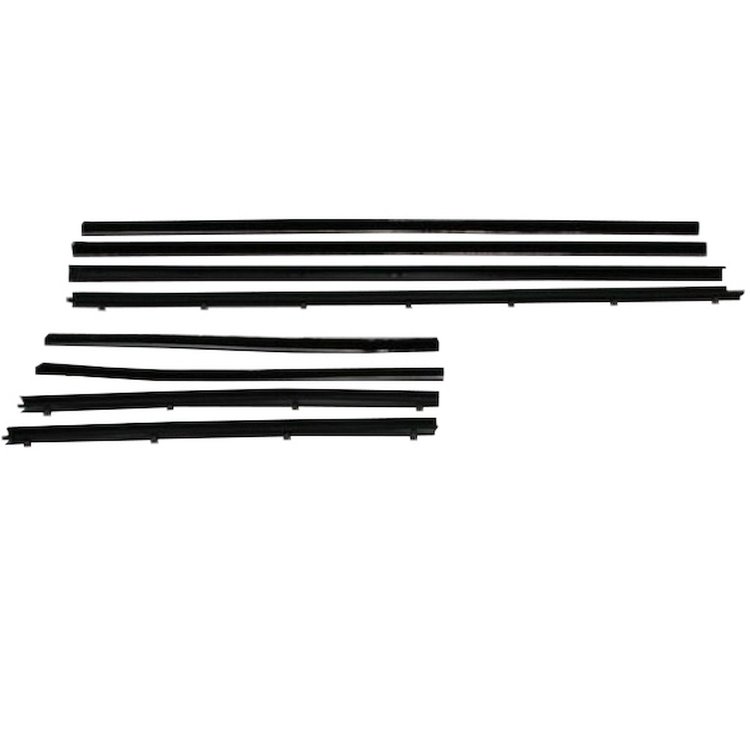 WC 1400-19 Window Sweeper Kit Fits 66-70 Falcon 2 Door Sedan, 8 Piece Set