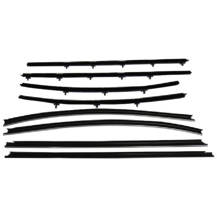 WC 1700-17 Window Sweeper Kit Fits 68 Skylark 2 Door Hardtop, 8 Piece Set