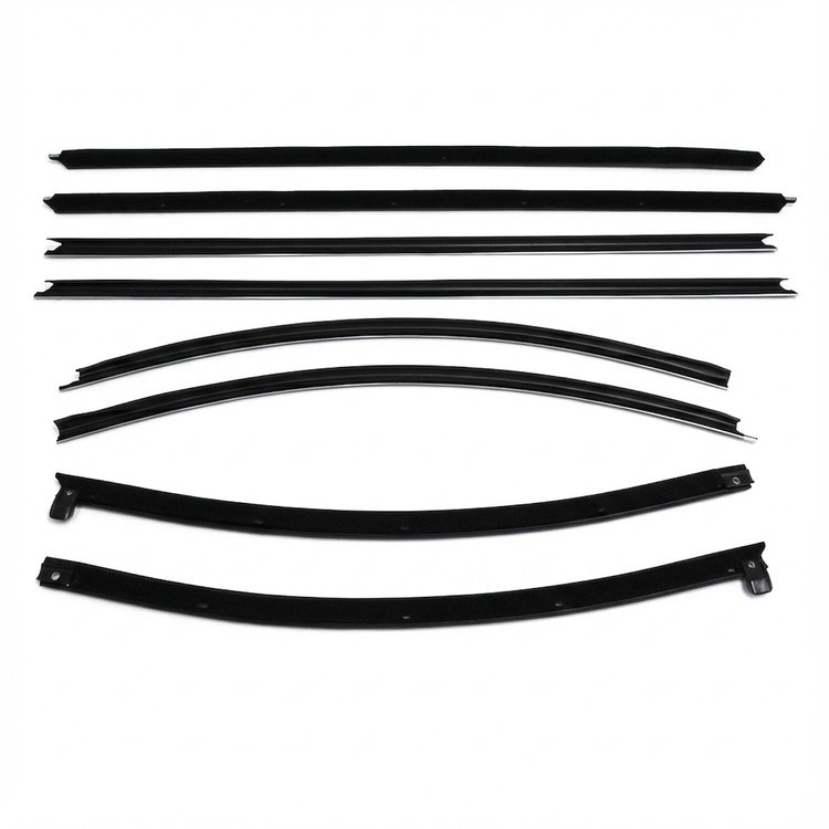WC 1700-20 Window Sweeper Kit Fits 69 Skylark 2 Door Hardtop, 8 Piece Set