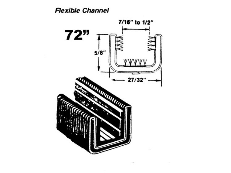 FLEXIBLE WINDOW CHANNEL