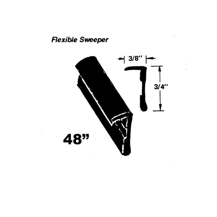 WC 23-48 Fle x Ible Sweeper, Made Of Rubber