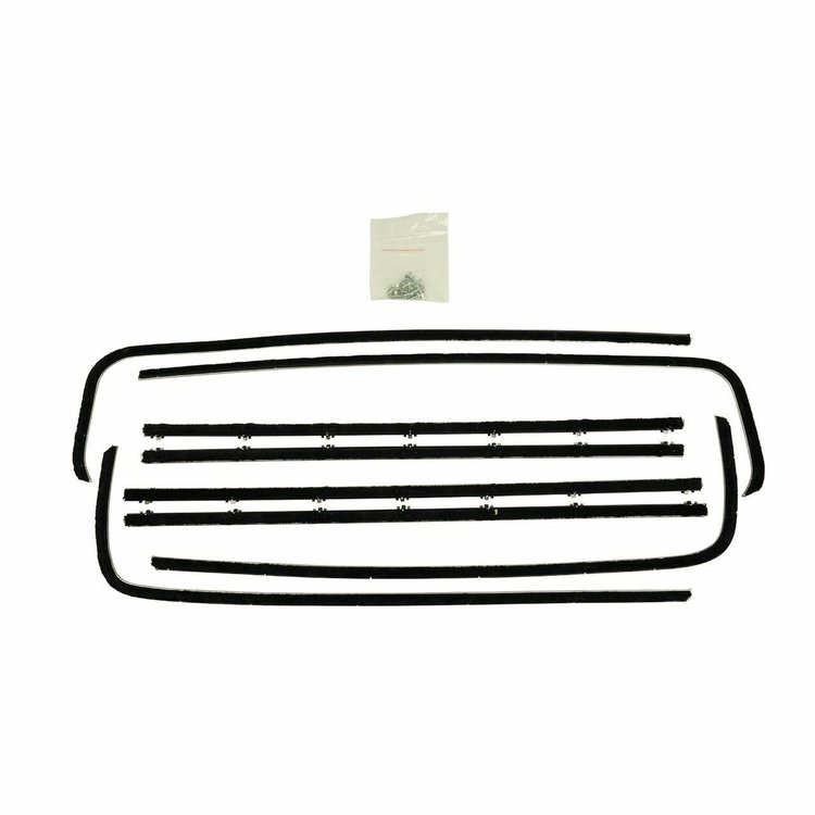 WC 2300-14 Window Sweeper Kit Fits 66-67 Charger 2 Door Hardtop 8 Piece Kit