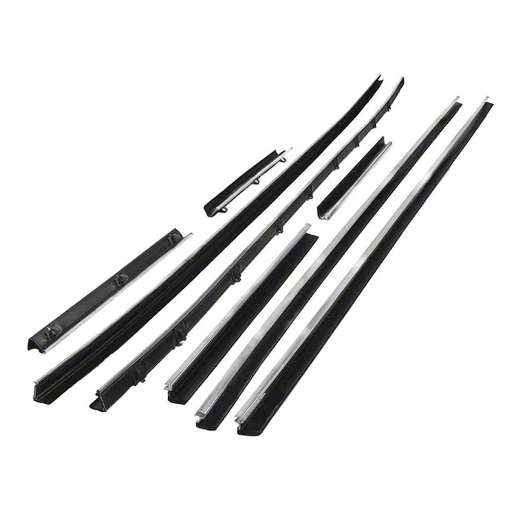 Window Sweeper Kit for Convertibles. Quality 8-piece kit includes replacement inner & outer door and