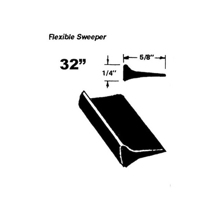 WC 24-/FT Fle x Ible Window Scraper, Used On Outside Side Window