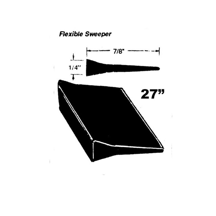 WC 24-A 27 Fle x Ible Window Scraper, Used On Outside Side Window