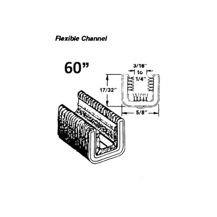 FLEXIBLE GLASS-RUN CHANNE