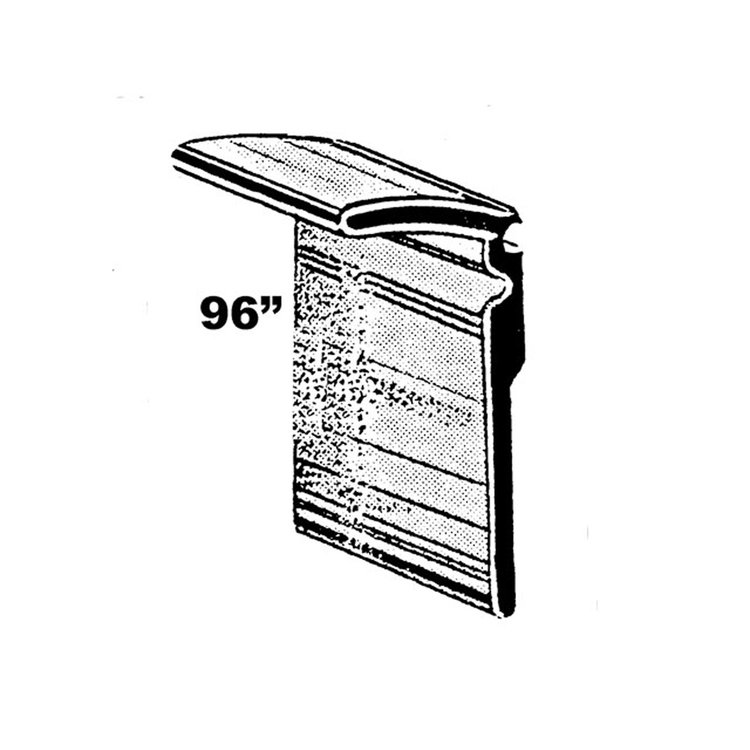 WC 27-96 Outside Door Window Sweeper, All Rubber, 96 in. Piece, Each