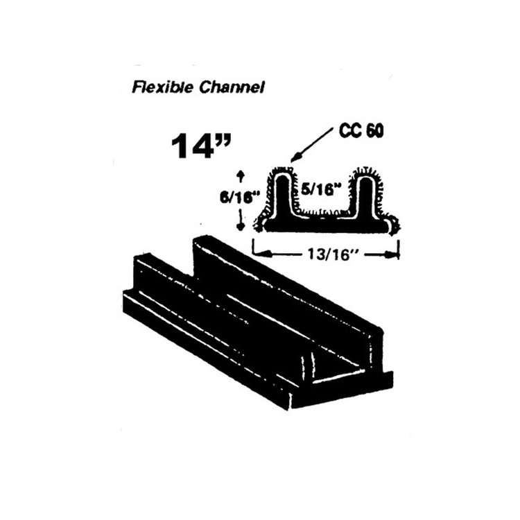 WC 32-14 Fle x Ible Rubber Window Channel