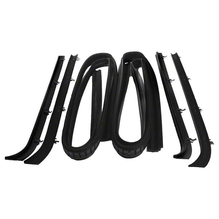 Window Channel and Sweeper Kit. 6-Piece Kit. WINDOW CH SW KIT 75-94 CHEVROLET VAN GMC VAN FULL SIZE KIT