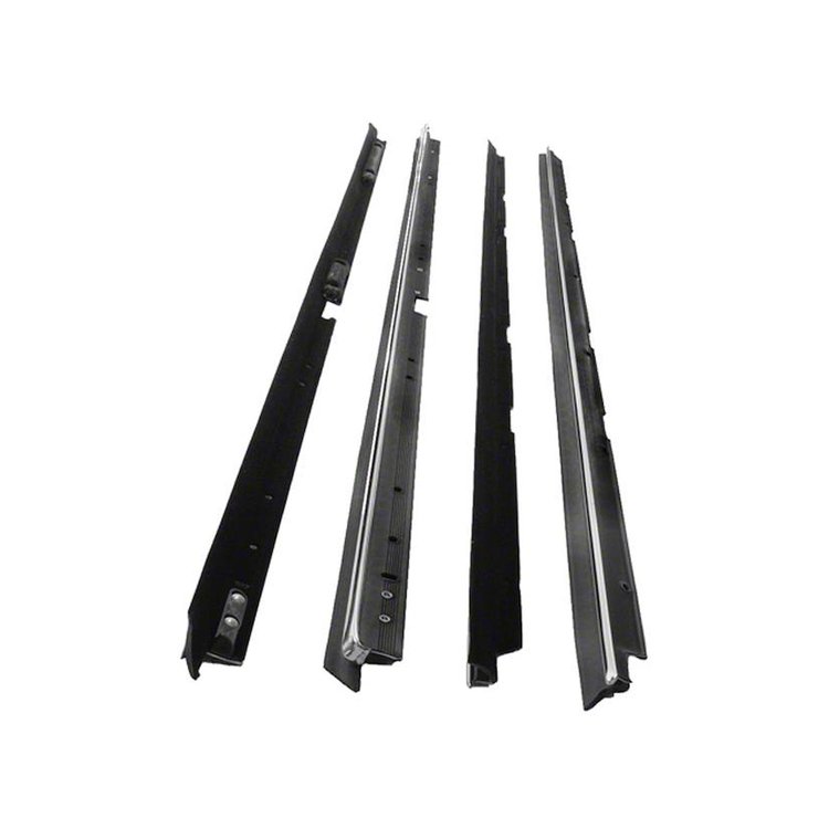 Window Sweeper Kit. 4-Piece Kit. WINDOW SWEEPER KIT 78-80 MONTE CARLO L&R INNER/L&R OUTER SWEEPS W/O REVEAL MOLDING 4 PIECE KIT