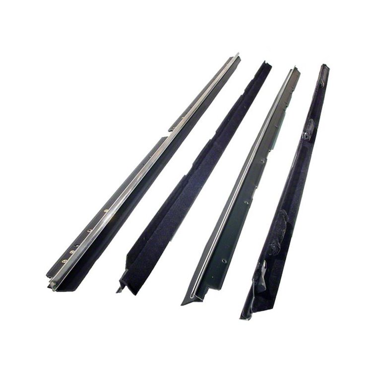 Window Sweeper Kit. 4-Piece Kit. WINDOW SWEEPER KIT 81-88 MONTE CARLO L&R INNER/L&R OUTER SWEEPS W/O REVEAL MOLDING 4 PIECE KIT