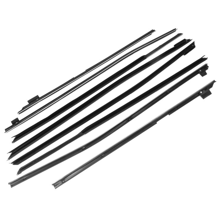 WC 7200-60 Window Sweeper Kit, 67 Chevrolet Caprice 4 Door Hardtop, 8 Piece Kit