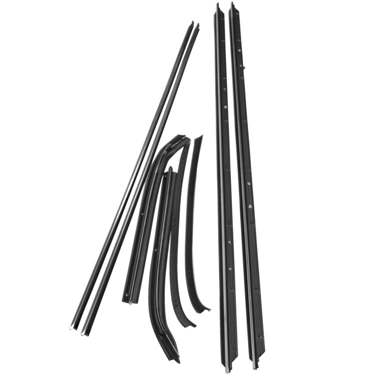 WC 7200-89 Window Sweeper Set, 71-73 Chevrolet Impala 2 Door Hardtop, 8 Piece Set
