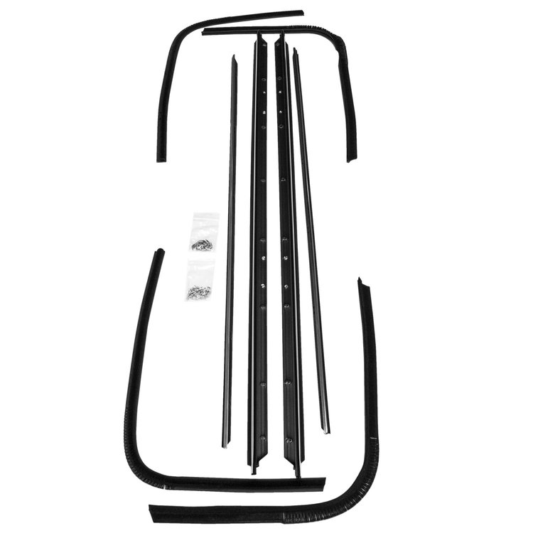 WC 7200-92 Window Sweeper Set, 71-73 Chevrolet Impala 2 Door Custom Coupe, 8 Piece Set