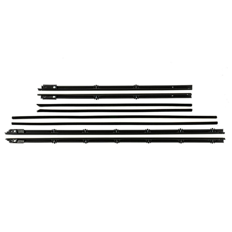 WC 7300-14 Window Sweeper Kit Fits 1965 Cutlass 2 Door Hardtop, 8 Piece.