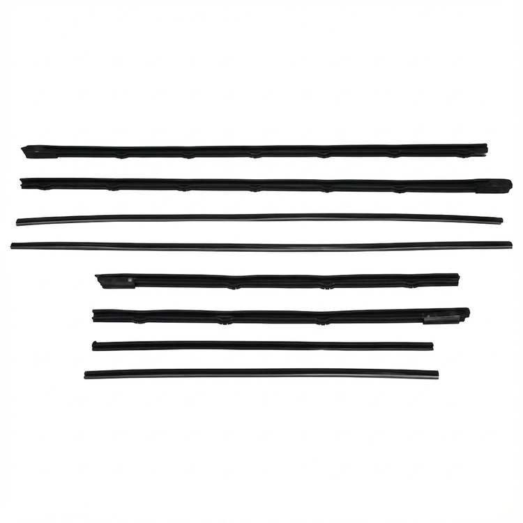 WC 7300-15 Window Sweeper Kit Fits 1965 Cutlass 2 Door Convertible, 8 Piece.